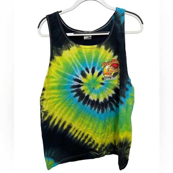 Brew Thru Outer Banks Vintage Tie Dye Tank Top XL - Picture 1 of 5